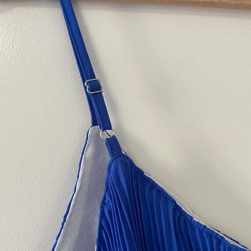 TCEC Blue Ruffle Tank - Picture 7 of 7